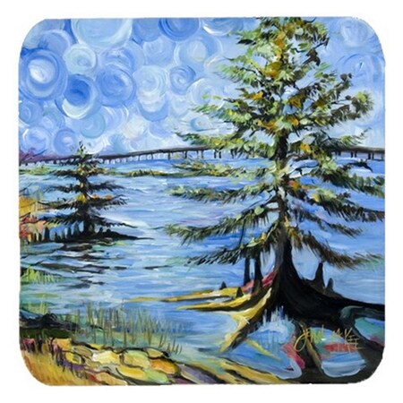 Life On The Causeway Foam Coasters- Set Of 4